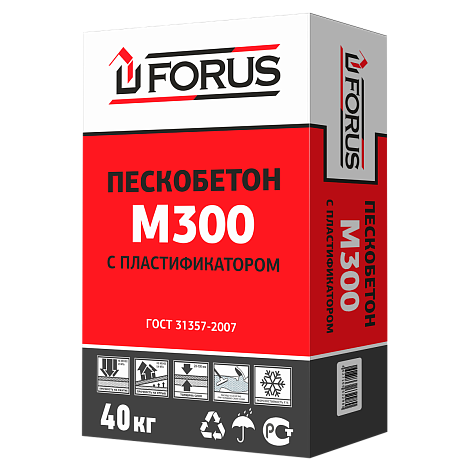 Forus -М 300 Пескобетон с пластификатором