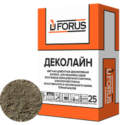 Forus Деколайн 2261 - цветная затирка кофейная 25кг.
